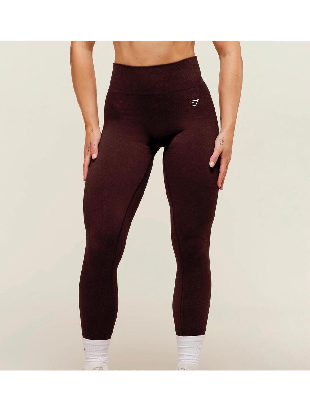 NWT Gymshark Adapt Fleck x Whitney Leggings SZ S Cherry Purple Rich Maroon